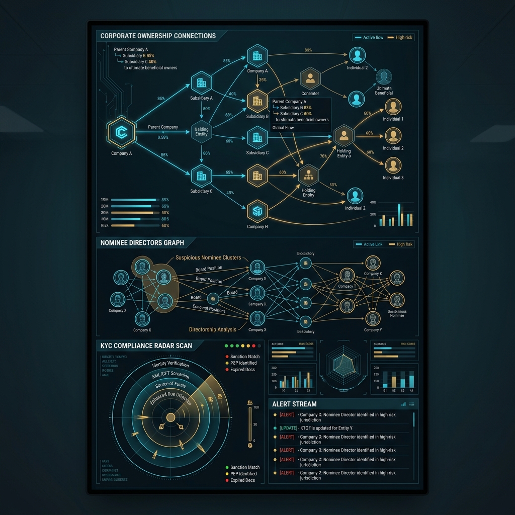Corporate Intelligence Node Map